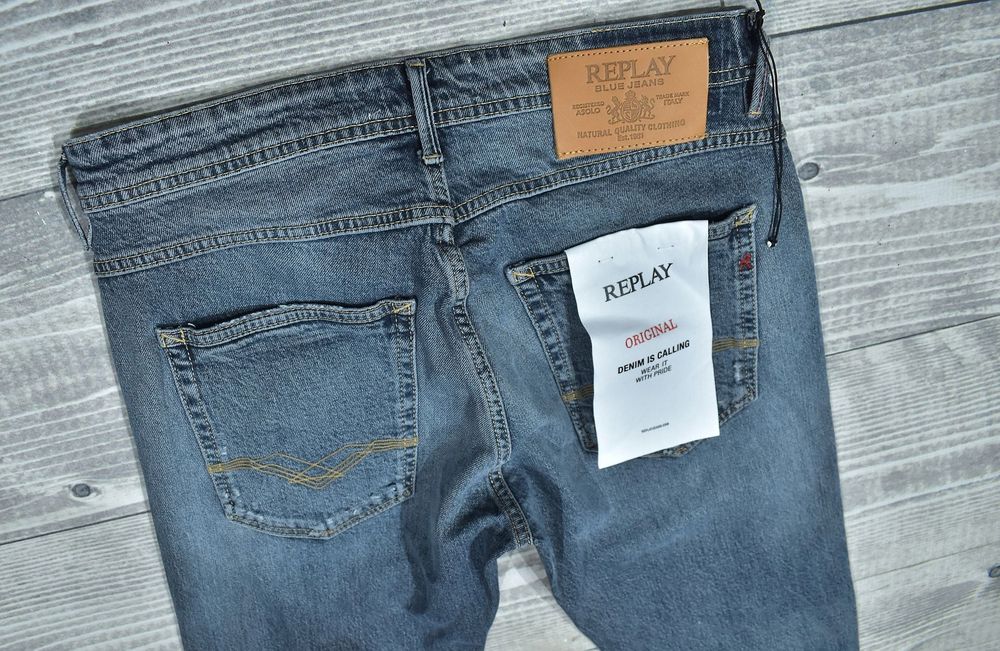 Replay Willbi Regular Slim Fit Jeansy Męskie W31 L32