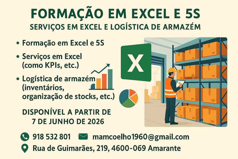Servicos e Formacao Excel