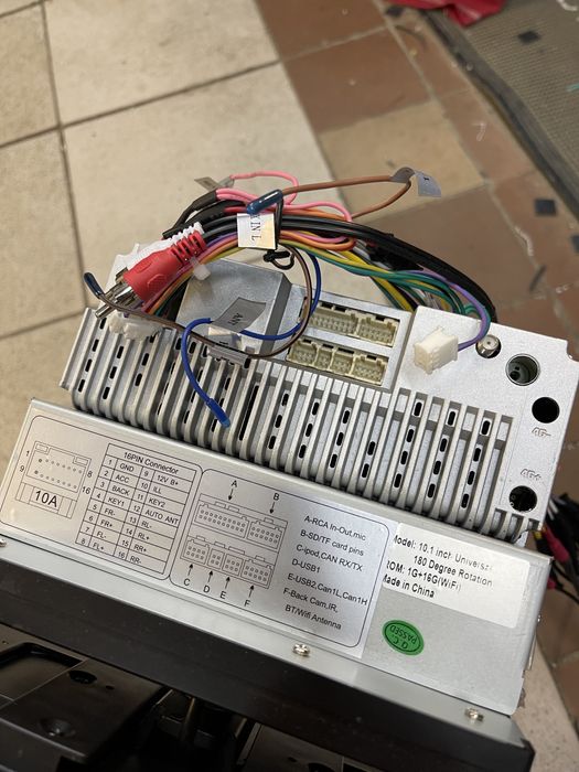 автомагнітола android 9 / 10 дюймів  ДЕФЕКТ!  новий  не монтувався