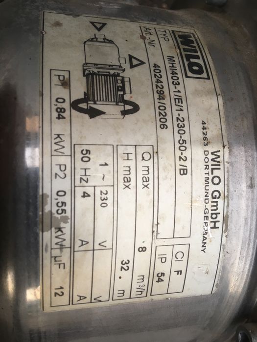 Насос Wilo MHI403-1\E\1(нерж,)