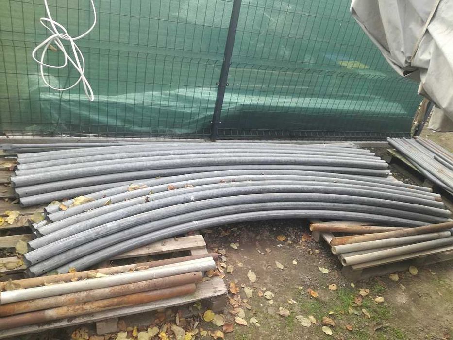 Konstrukcja Hali Łukowej Namiotowej 9x12 Wiata Tunel Stelaż Ocynk