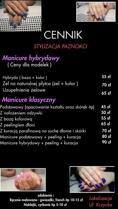 Paznokcie-modelki od 55 zł