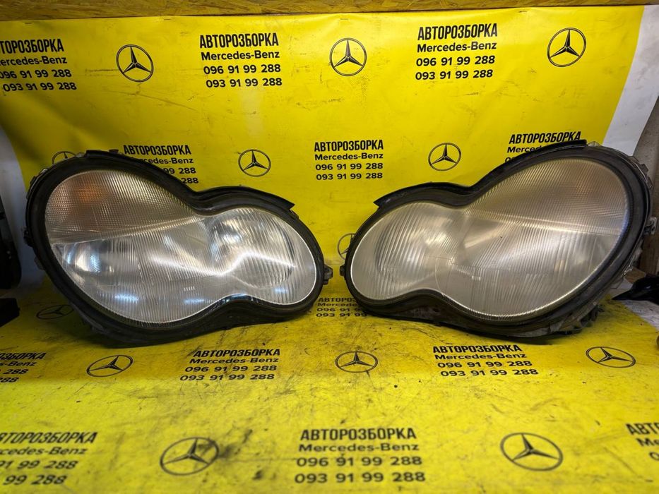 Фари w203, фара c203 галоген, цешка
