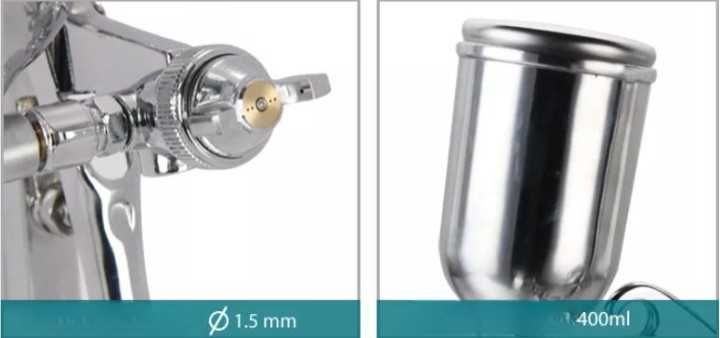 Pistola de Pintura Profissional  Bico 1.5mm NOVAS