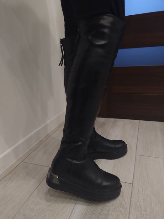 Kozaki damskie zimowe