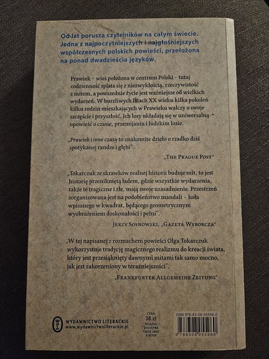 Olga Tokarczuk Prawiek i inne czasy książka