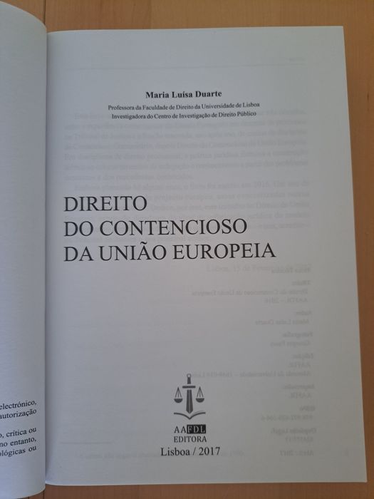 Livro direito do contencioso da União Europeia