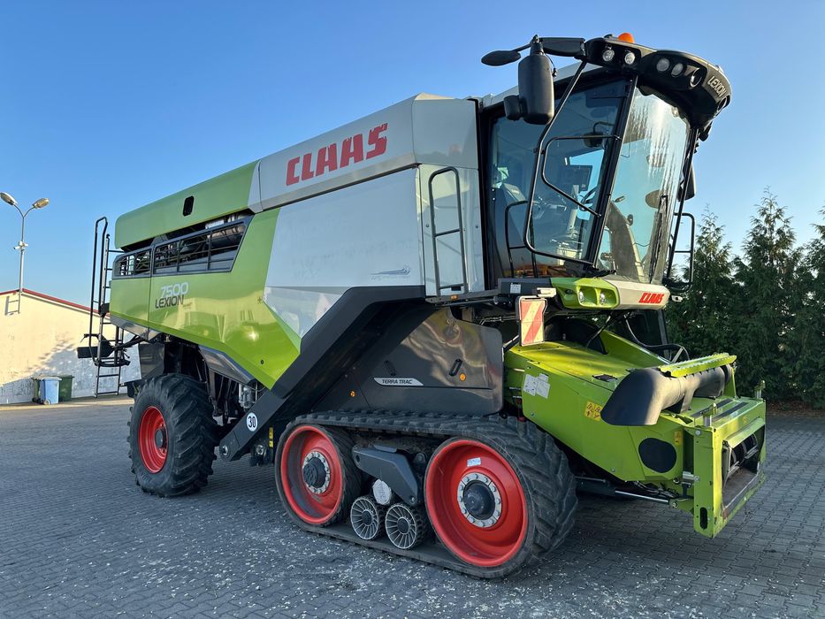 Claas Lexion 7500TT + V930 Kombajn zbożowy, rotorowy, Field Scanner
