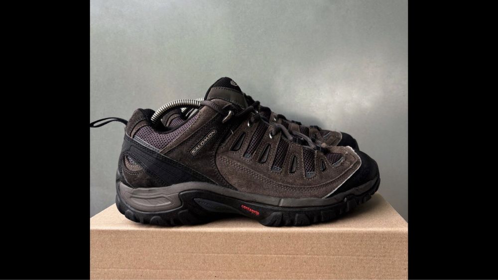 Шкіряні кросівки Salomon contagrip exit