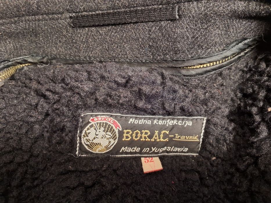 Пальто Borac р-р 52 Югославия натуральные м-лы аскетичное ценителям бу