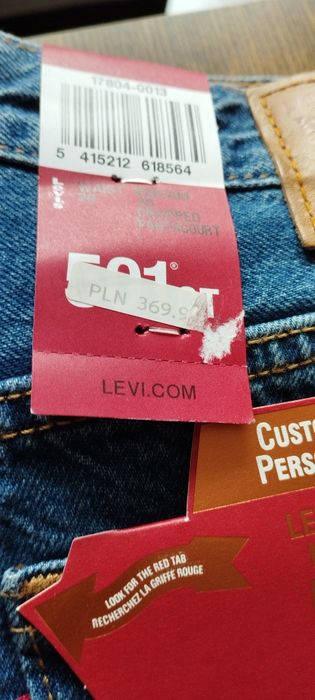 Levis 501 CT spodnie damskie nowe jeansy  W26L36