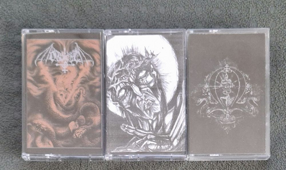 Black metal Ondskapt, Heresi, Inferno kasety