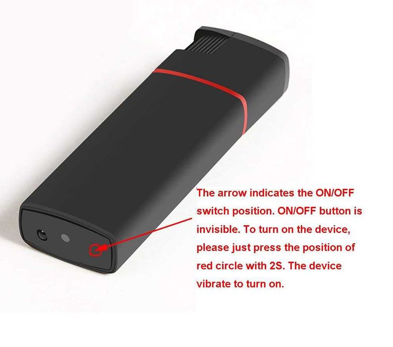 2 em 1 isqueiro eletrônico e mini câmera oculta wifi