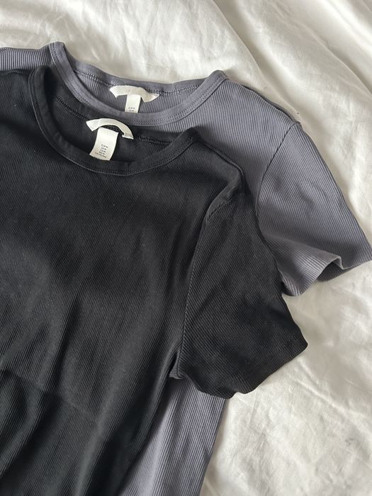 Футболки в рубчик h&m