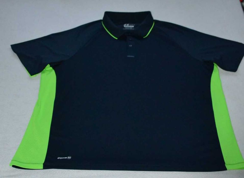 RUSSEL Athletic Dri-power 360 Trainin Fit Nowa Koszulka Polo Męska 3XL