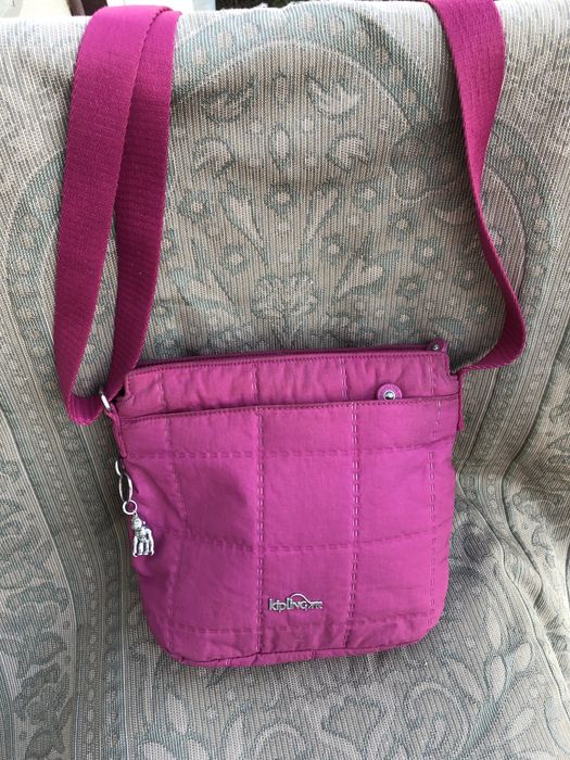 Сумка Kipling pink мавпа металева