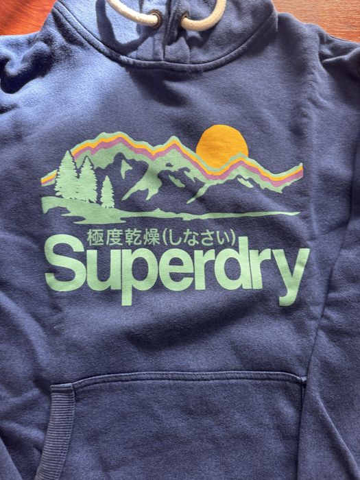 Hoodie Superdry azul