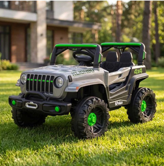 ‼️ Дитячий електромобіль Джип (Jeep) 12V з пультом Детская машинка на подарунок
