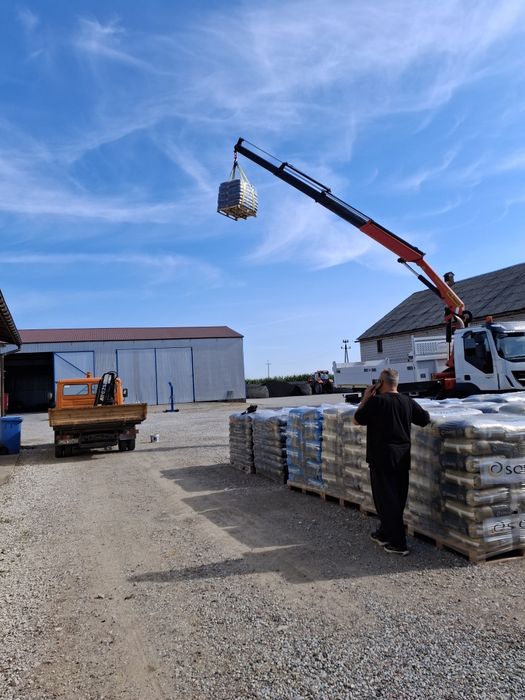 TRANSPORT  Wywrotka HDS dźwig 10m 5t