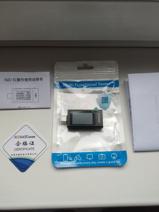 Новий USB тестер KOWSI KWS-X1 кольоровий дисплей