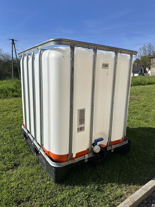 Zbiornik pojemnik MAUZER 1000L czysty jak nowy