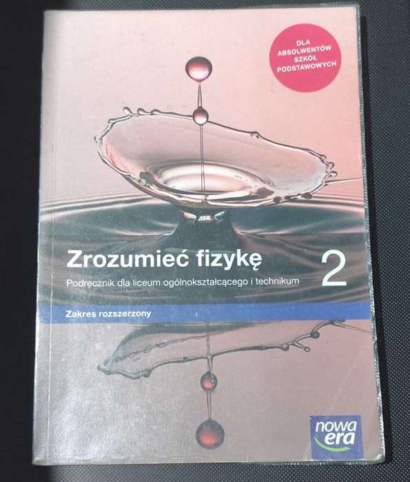 Podręcznik do fizyki klasa 2 tech./ rozszerzenie / stan bardzo dobry