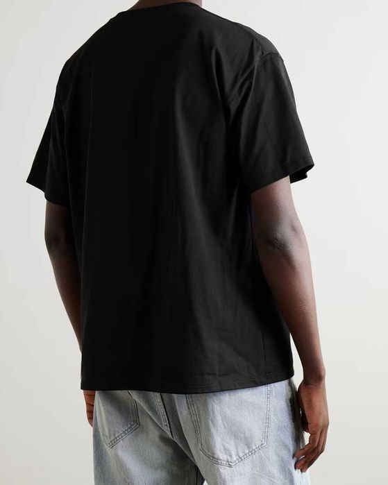 Футболка Logo Print Cotton-Jersey T-Shirt Black