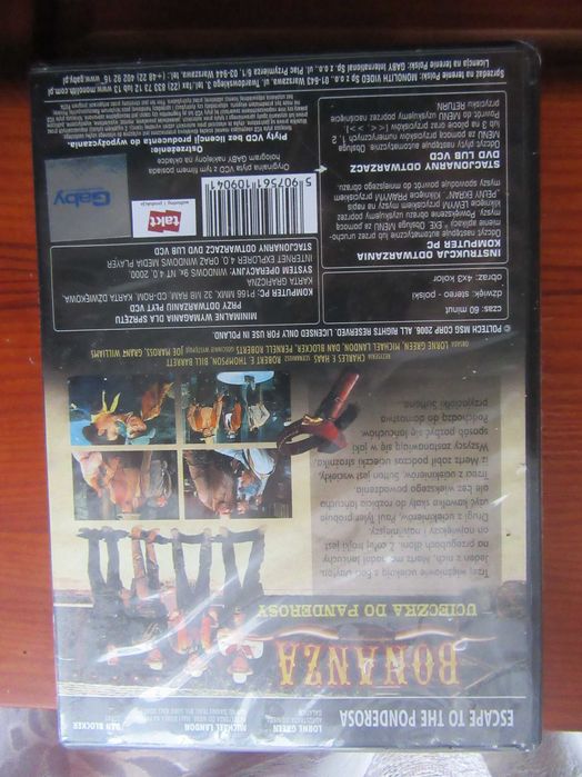 Bonanza western część 3 płyta vcd nowa