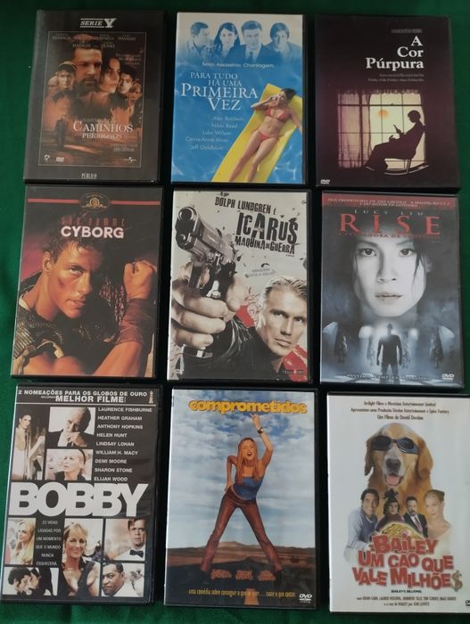 Filmes variados em DVD