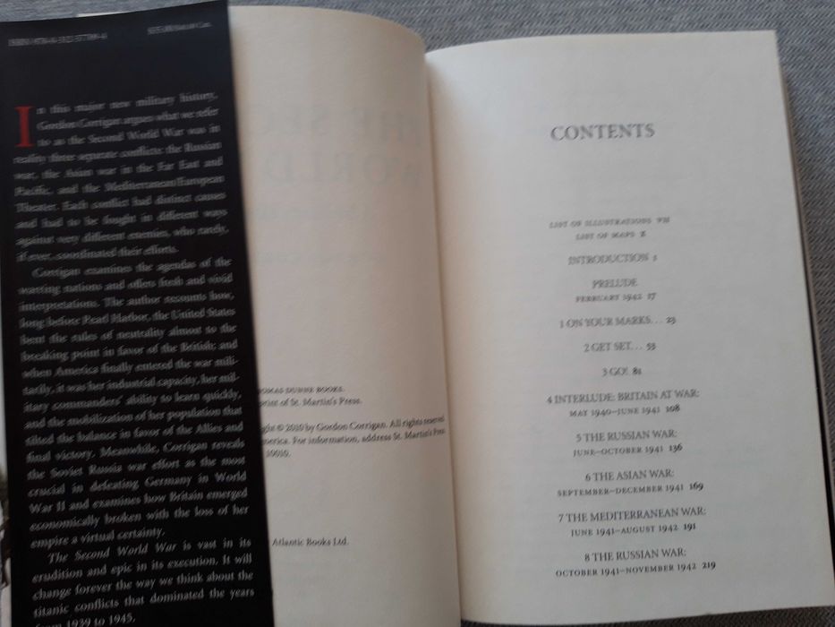 Livro "The Second World War - A military history" de Gordon Corrigan