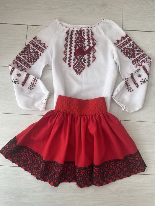 Вишиванка дитяча, дівчинка, спідничка, сорочка, футболка