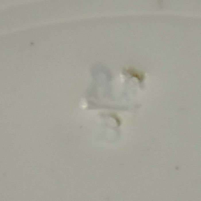 Conjunto de 3 pratos porcelana Europeia RFB, séc. XIX