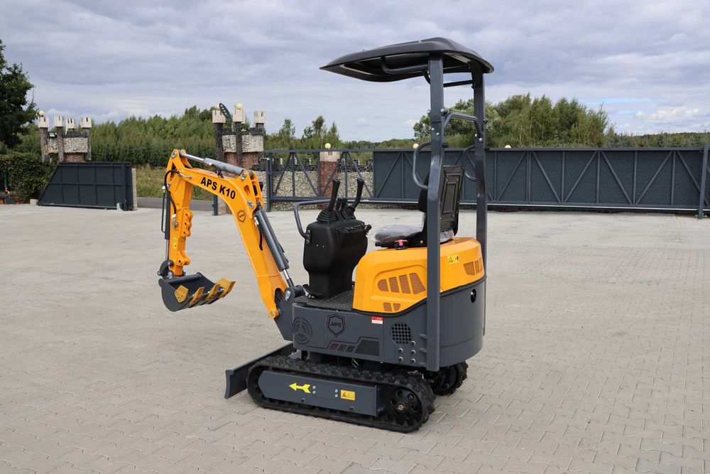 Minikoparka 1t APS K10 2025 mini koparka ramię skrętne NOWA