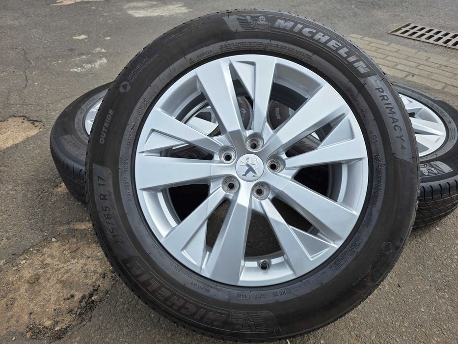 [L73] Koła lato 17 Cali 5x108 Michelin 215/65/17 Peugeot 3008 5008 NOWE ! !