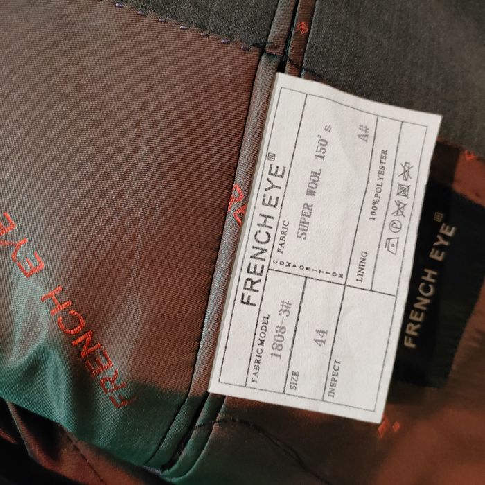 Garnitur męski szary marynarka i spodnie