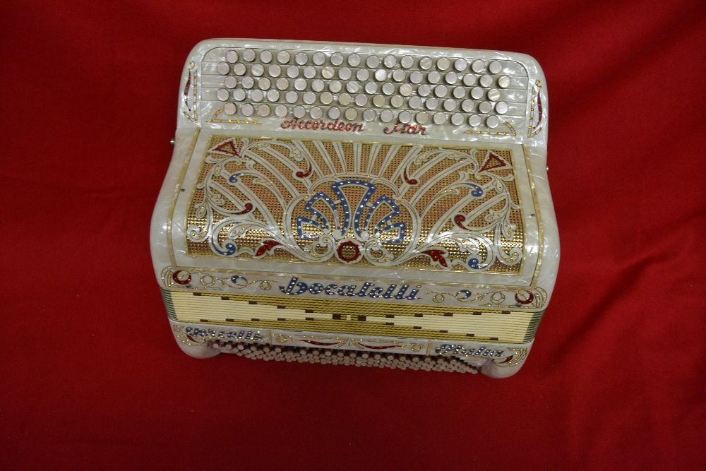 Acordeao Locatelli Vercelli Italy 4 Voz 120 Baixos, N 15