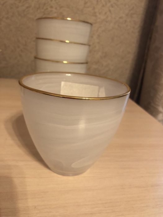 Декор для дому: Підсвічники Zara Home скляні 4 штуки