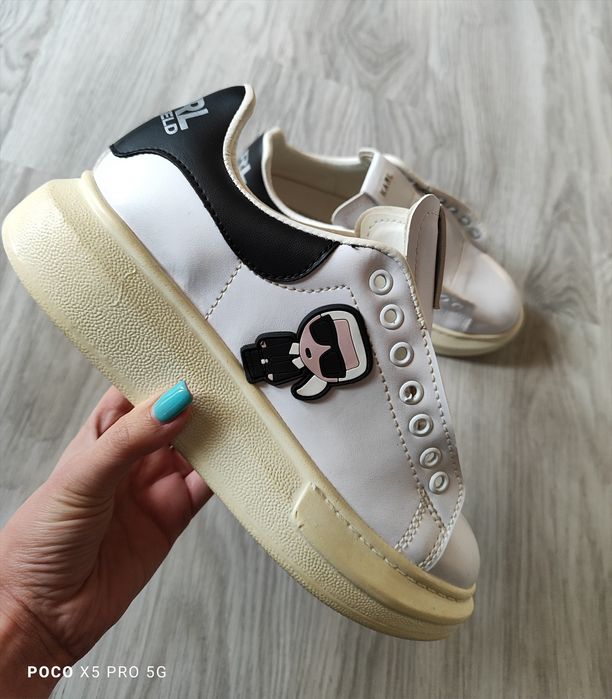 Białe buty sportowe adidasy damskie 38