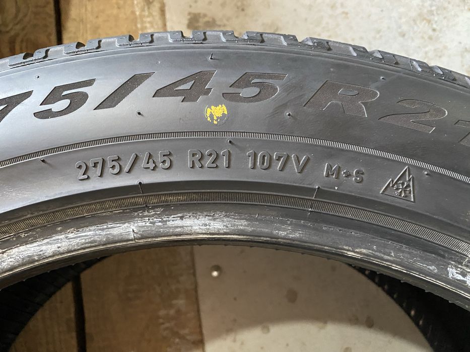 4шт 23 год 275/45R21 + 315/40R21 Pirelli Scorpion winter