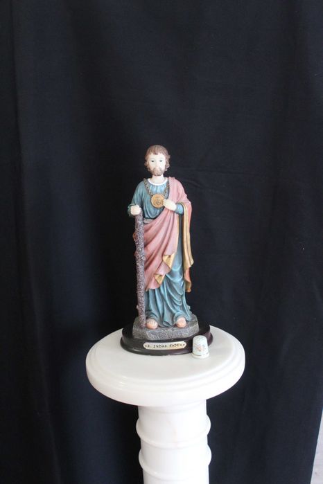 Estatueta vintage de São Judas Tadeu, 29cm