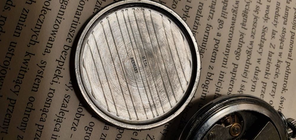 Vintage RUHLA - mechaniczny zegarek kieszonkowy - Made In Germany