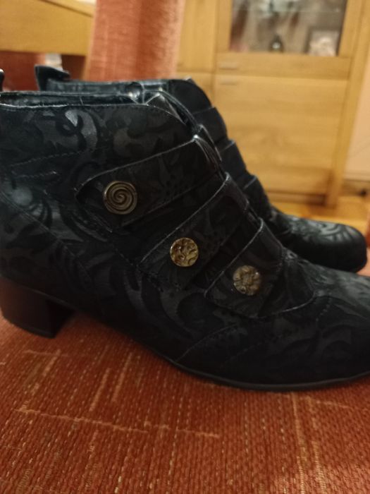 Botki damskie ze skóry niemiecka firma Waldlaufer