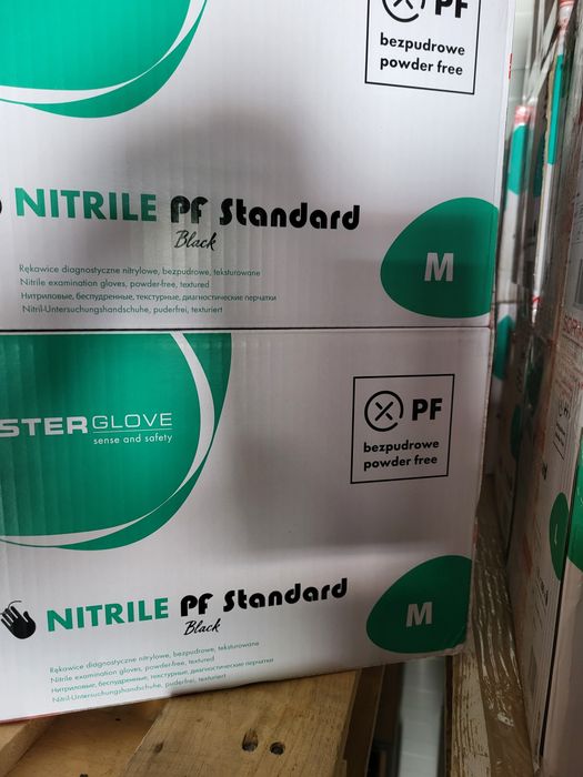 Rekawiczki nitrylowe czarne Master glowe