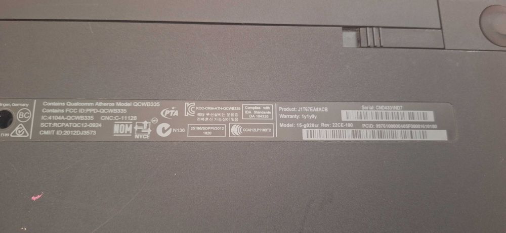 Ноутбук HP 15-g020sr (J1T67EA)