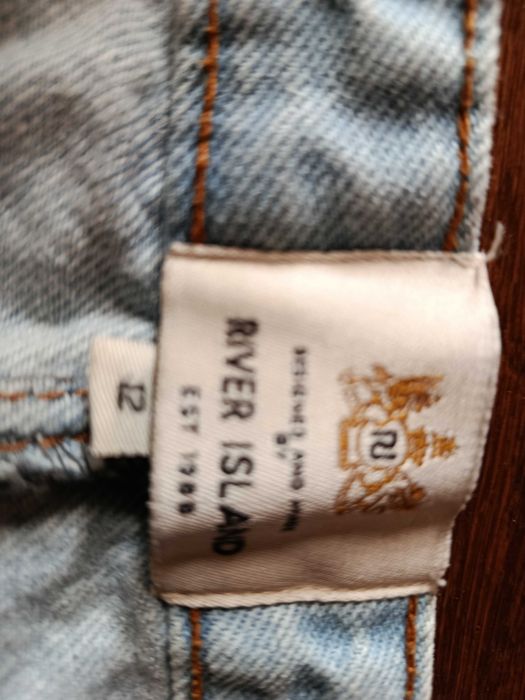 Mini spódniczka jeansowa roz 38 River Island