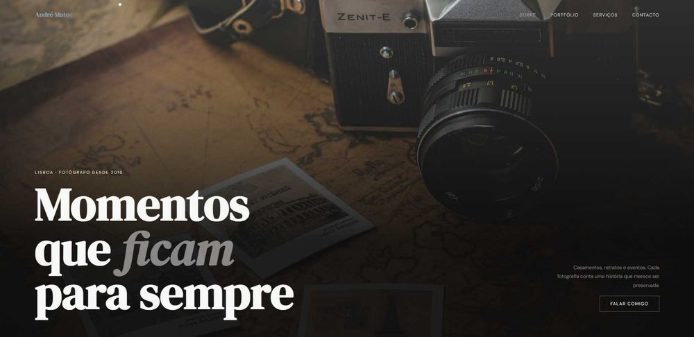 Criação de websites profissionais para negócios