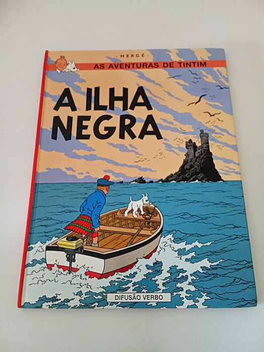 Tintim . A Ilha Negra, de Hergé  PORTES GRÁTIS*