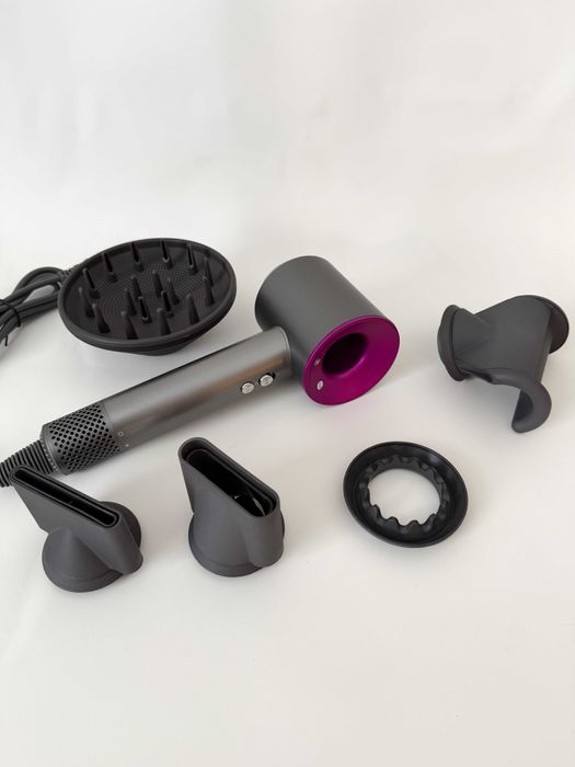 Фен для волосся Dyson Supersonic HD07 + 5 магнітних насадок | 1600W