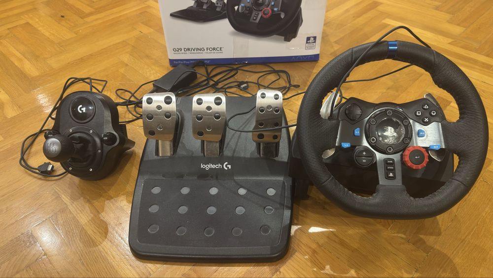 Logitech G29 + Shifter | Stan bardzo dobry | Pełny zestaw