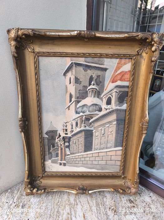 Wawel -Akwarela -Marian Szczerbiński